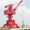 16 Ton Container Portal Crane Four Bar Linkage 40m 380v للبيع